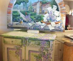 Tableau e tavolo confettata realizzato da Decoration 2000