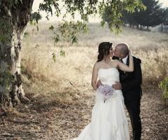 Foto del bacio degli sposi