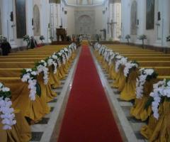 Addobbo floreale chiesa