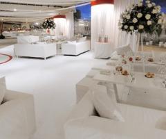 Sala interna per il ricevimento di matrimonio