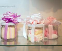 Bomboniere Gatti e Figli - Vasetti con marshmallow