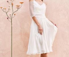 unIKa sposa - Abito su misura con tubolare, gonna e top