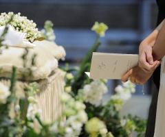 Momento della cerimonia di matrimonio