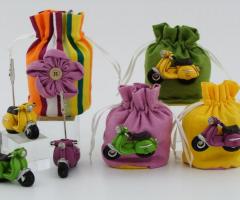 Sacchettini colorati - Bomboniere Linea Cuorematto