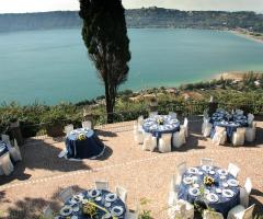 Terrazza per matrimoni con vista sul Lago di Castel Gandolfo - Roma