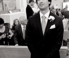 Foto dello sposo in attesa realizzata da Marco Ficili