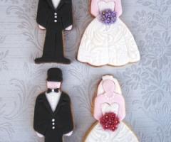 Biscotti a forma di sposi