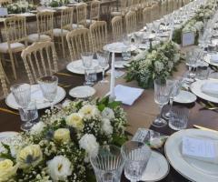 Maurizio Siano Fiorista - Composizione per tavolo invitati