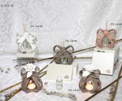 Oro Bianco Bomboniere - Porta candele, profumatori ambiente