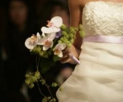 Dettaglio del vestito da sposa