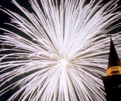 Effetto pioggia argentata per il matrimonio