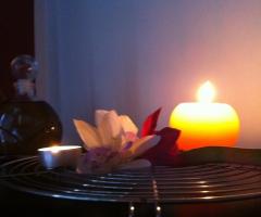 Candele profumate per il relax degli sposi