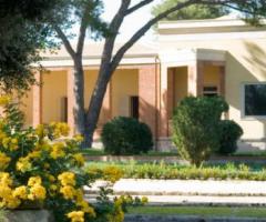 Esterno con giardino dell'Hotel il Parco a Siracusa