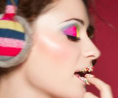 Trucco colorato per la sposa