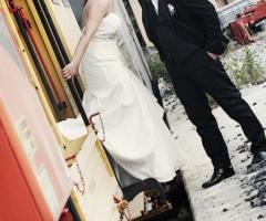 Foto del bacio degli sposi