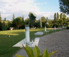 Giardino della location di matrimonio a Zola Predosa (Bologna)