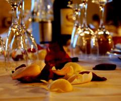 ristorante il feriolo petali tavolo