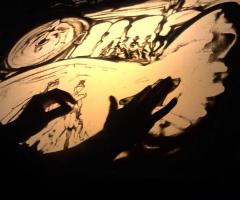 Spettacoli emozionanti di sabbia animata - La composizione delle immagini