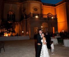 Coppia di sposi a Villa Scalea