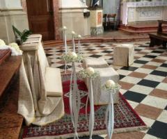 Allestimento della cerimonia di nozze