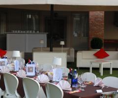 Ricevimento di matrimonio in giardino a Brescia