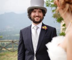 Abito da sposo con cappello