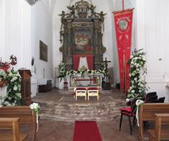 Addobbo floreale chiesa
