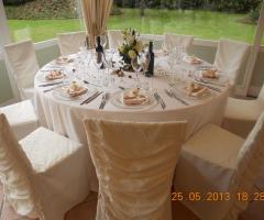 Mise en place tavolo ospiti