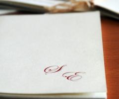 Particolare del libretto di matrimonio