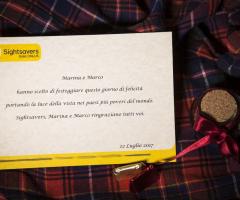 Sightsavers Italia Onlus - L'idea solidale per una bomboniera alternativa