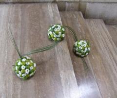 Palle floreali di lime e stille grass