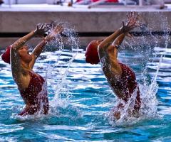 Le cirque de l'eau in esibizione