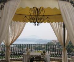 Gazebo per la torta nuziale