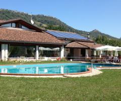 La piscina della villa