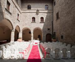 Allestimento per la cerimonia