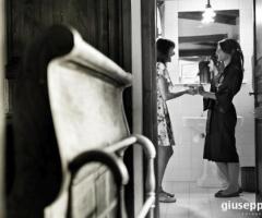 Foto a casa della sposa