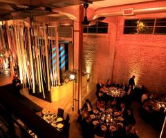 Ricevimento di matrimoni con tavoli rotondi