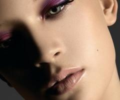 Trucco rosa e lilla per la sposa