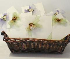 Cesto con acqueforti bomboniere - Grafica d'arte Artifoglio