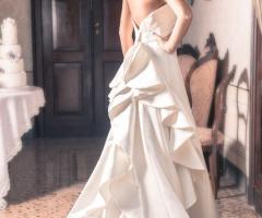 Farina spose - Sirena retro a balze raso