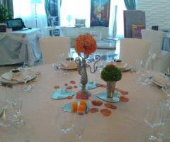 Centrotavola in arancio