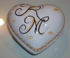 Scatola a cuore della Bottega della Ceramica