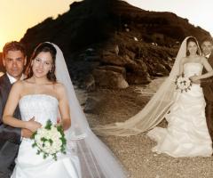 Sposi al mare al tramonto - Astroflash Photo Studio