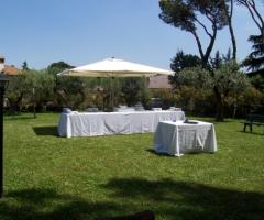 Giardino della location di matrimonio