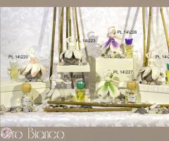 Oro Bianco Bomboniere - Ballerine a porta profumi in porcellana