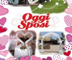 Pan di Zucchero - L'allestimento con i palloncini