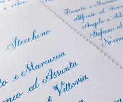 Silvia Raimondi Calligrafia - Tableau de marriage
