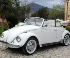 Maggiolone bianco per il matrimonio