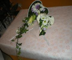 Addobbi floreali a forma di cuore