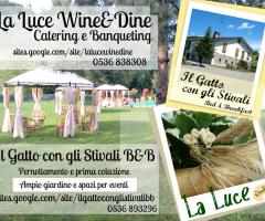 Panoramica b&b Il gatto con gli stivali - La Luce Wine & Dine Catering